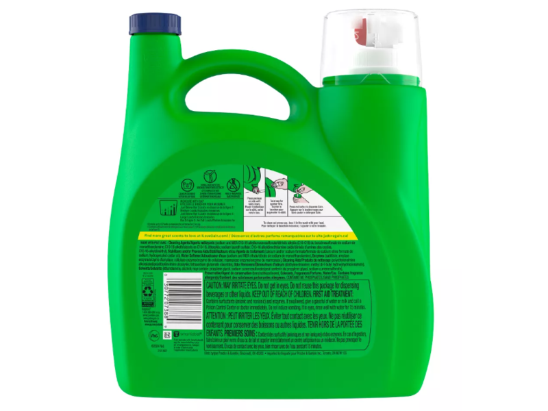 Gain 2 In 1 Ultra Oxi Liquid Laundry Detergent, 107 loads, 154 fl oz/4.55 L