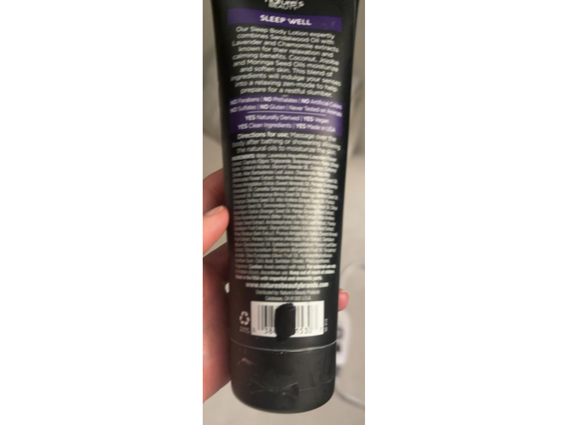 Nature's Beauty Sleep Body Lotion, Lavender Chamomile, 8 oz/227 g, Pack Of 2