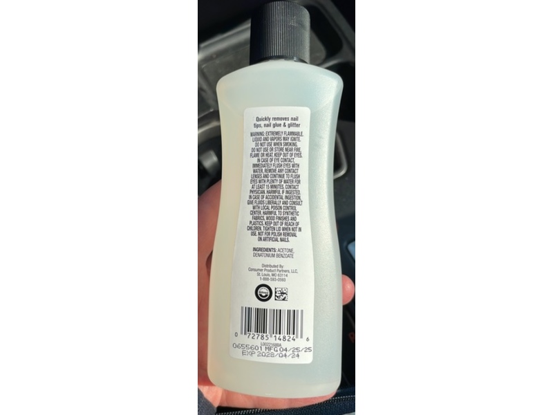 Simply Nail Polish Remover, 100% Acetone, 6 fl oz/17 mL
