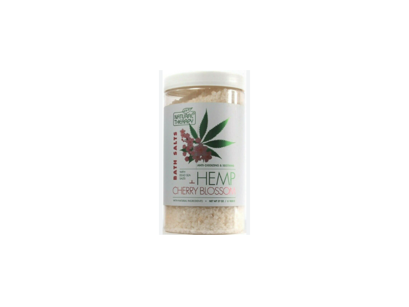 Natural Therapy Bath Salts, Hemp Cherry Blossom, 37 oz/1050 g