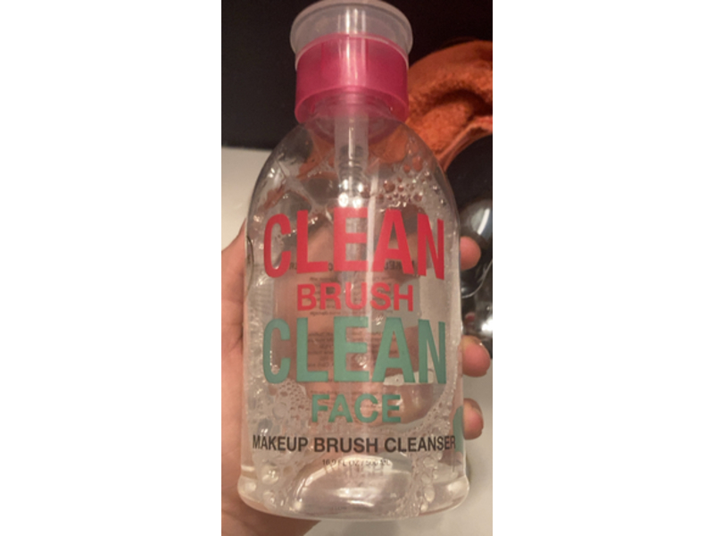 La Soie Clean Brush Clean Face Makeup Brush Cleanser, 16.9 fl oz/500 mL