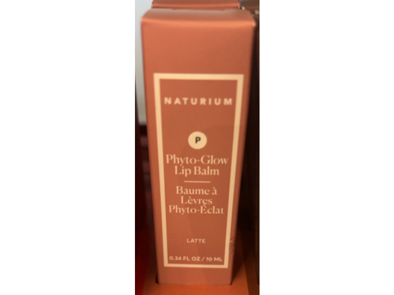 Naturium Phyto-Glow Lip Balm, Latte, 0.34 fl oz/10 mL