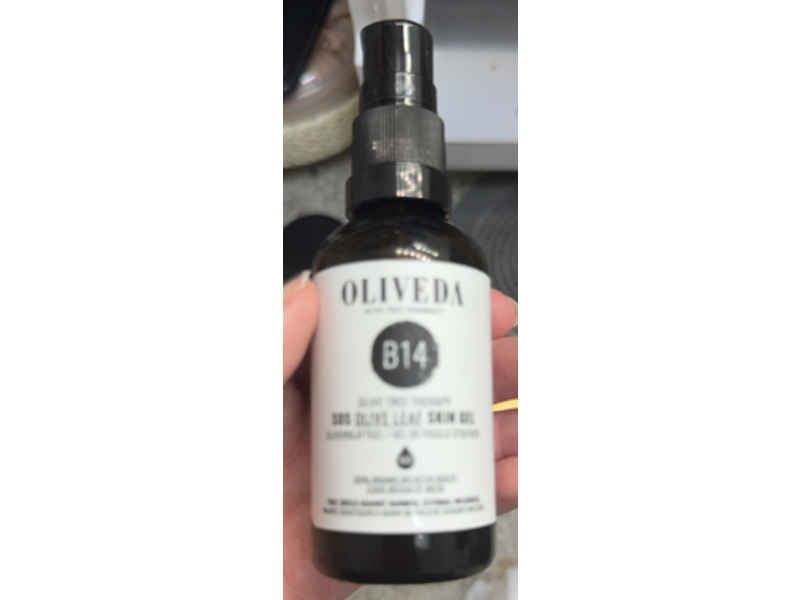Oliveda B14 SOS Olive Leaf Skin Gel, 1.7 fl oz/50 mL