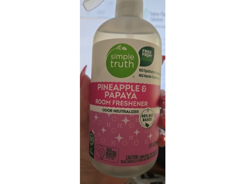 Simple Truth Room Freshener Spray, Pineapple & Papaya, 12 fl oz/354 mL