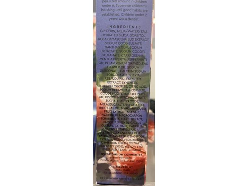 Kendall Jenner Moon Toothpaste, Rose Mint, 4.2 oz/119 g