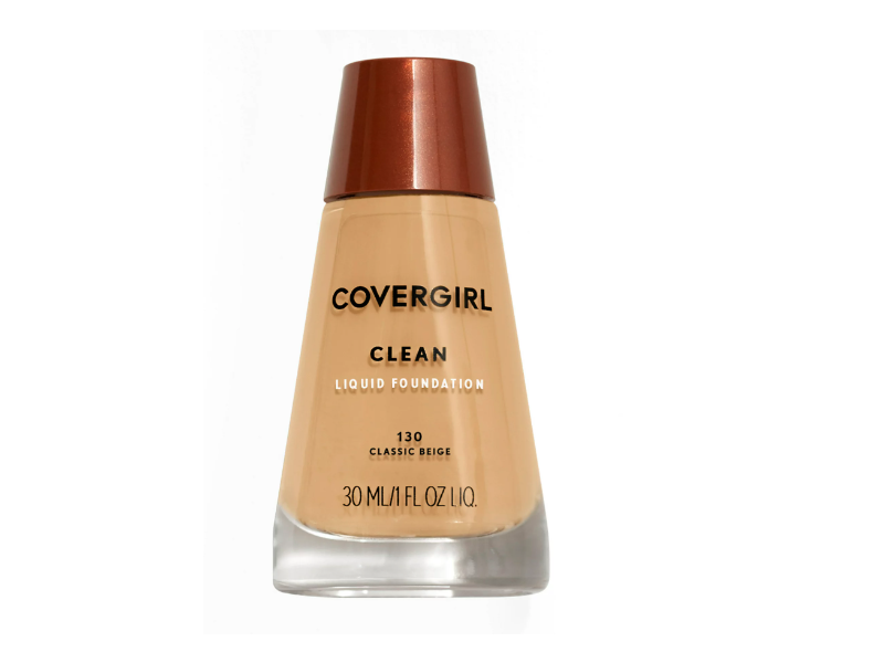 Covergirl Clean Liquid Foundation, 130 Classic Beige, 1 fl oz/30 mL