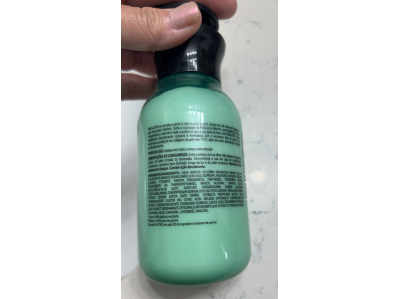 O Baticario Native Spa Deodorant, Melissa & Alecrim, 250 mL