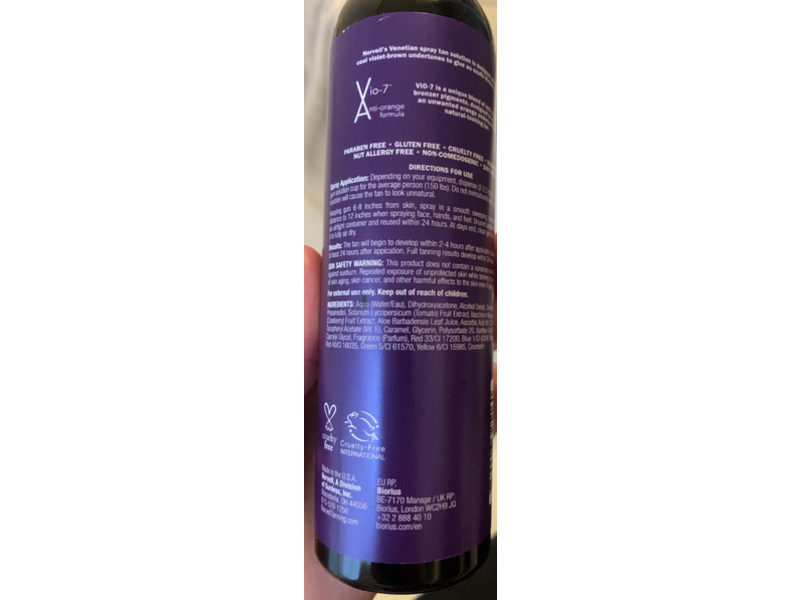 Norvell Handheld Spray Tan Solution, Venetian, 8 fl oz/237 mL