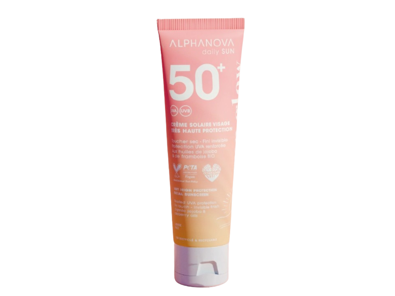 Alphanova Daily Sun Very High Protection Facial Sunscreen, SPF 50+, 1.69 fl oz/50 mL