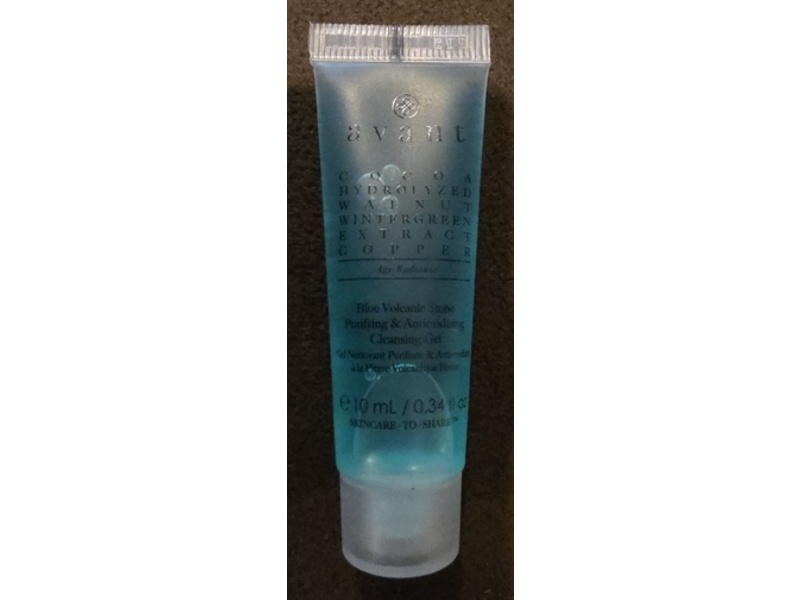 Avant Blue Volcanic Stone Purifying & Antioxidising Cleansing Gel, 0.34 fl oz/10 mL