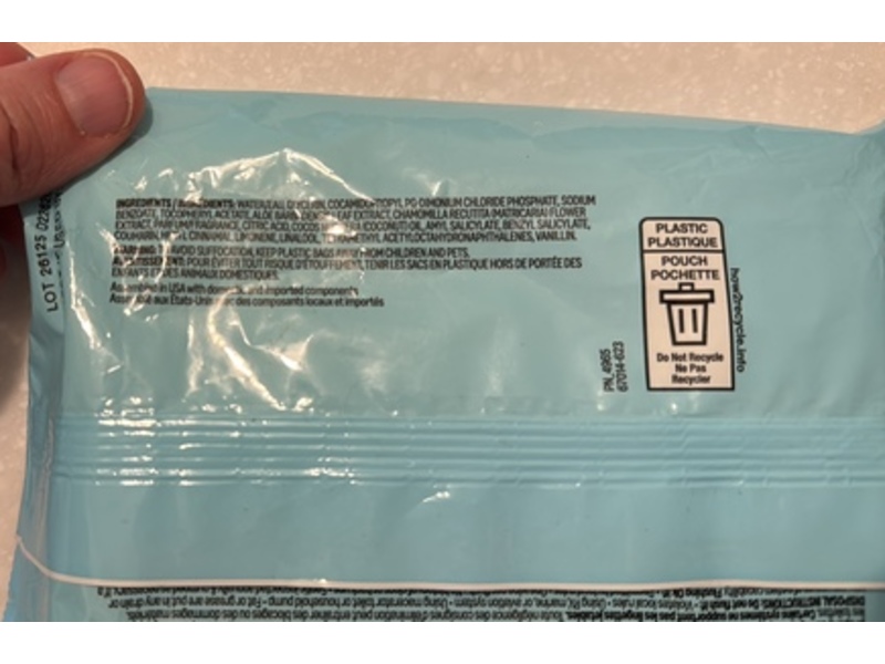 Amazon Basics Flushable Wipes, Coconut, 48 Count, Pack Of 2