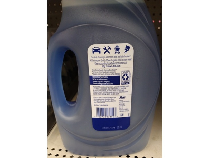 Dawn Platinum Plus Powersuds Dish Soap, Fresh Rain, 51.5 fl oz/1.52 L