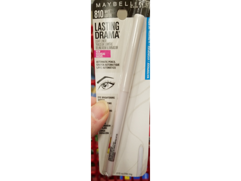 Maybelline New York Lasting Drama Light Eyeliner, White Luster, 0.01 oz/2.80 g
