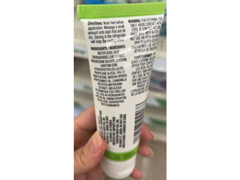 Thera Plus Epsom Salt Foot Gel, Aloe, 2 oz/60 g, Pack Of 3