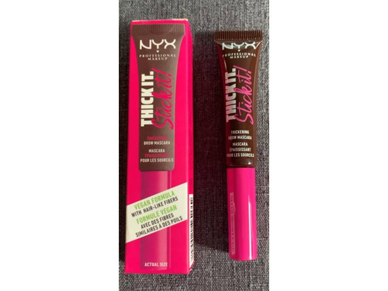 NYX Professional Makeup Thick It Stick Brow Mascara, 7 Espresso, 0.23 fl oz/7 mL