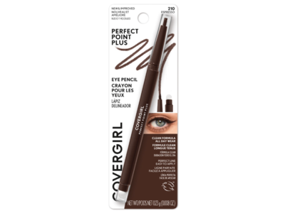 CoverGirl Perfect Point Plus Eye Pencil, 210 Espresso, 0.003 oz/0.23 g