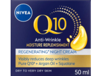 Nivea Q10 Anti-Wrinkle Moisture Replenishment Night Cream, 50 mL - Image 2