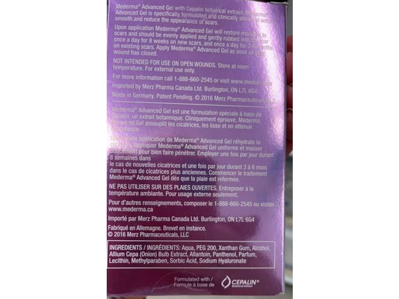 Mederma Advanced Scar Gel, 50 mL