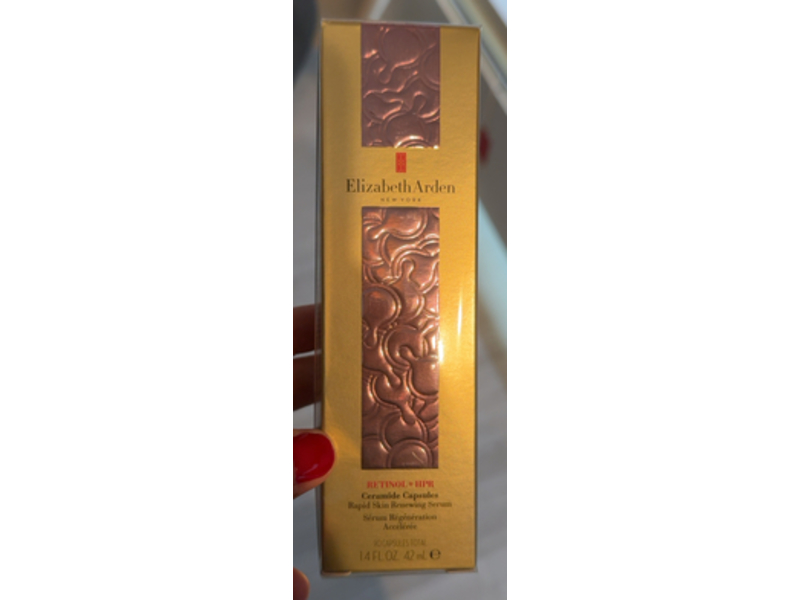 Elizabeth Arden Rapid Skin Renewing Serum Ceramide Capsules, Retinol + HPR, 1.4 fl oz/42 mL, 90 Count