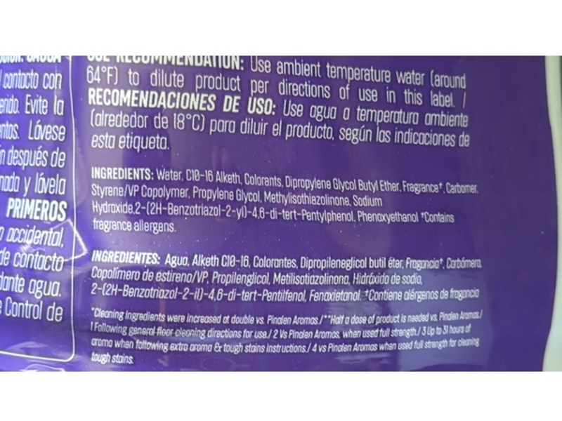 Pinalen 2X Concentrated Multipurpose Cleaner, Lavender Soothe, 56 fl oz/1.65 L