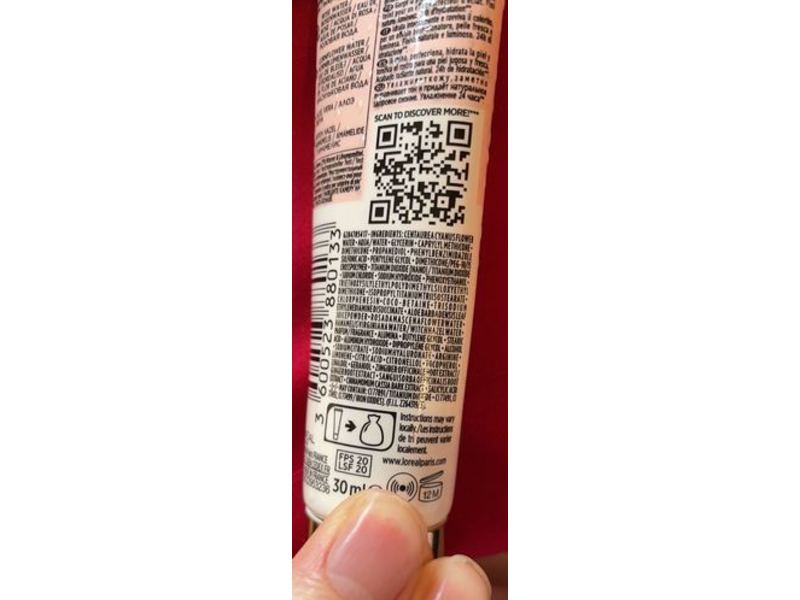 L'Oreal Paris Skin Paradise Tinted Water-Moisturizer, SPF 20, Fair 02, 30 mL