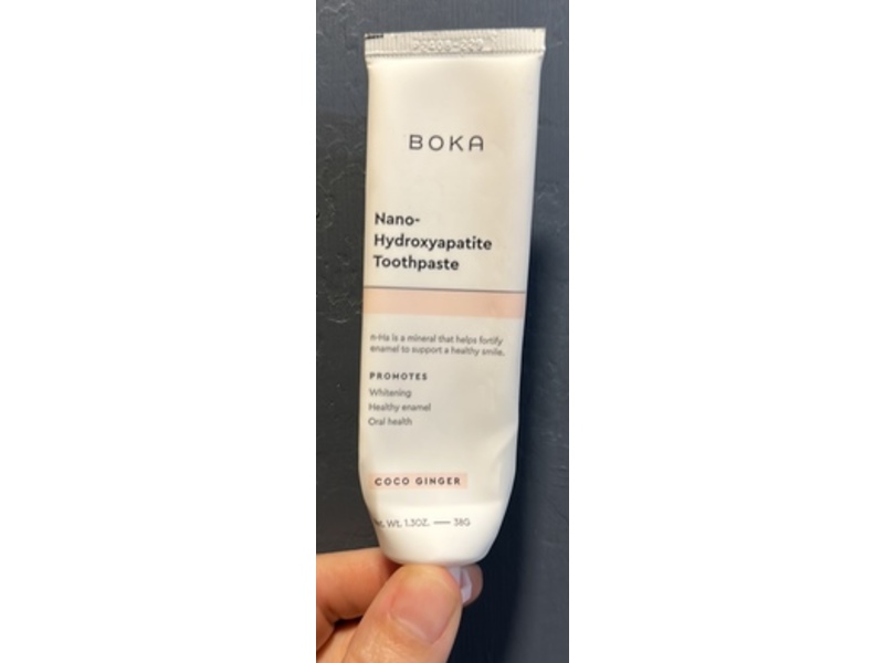 Boka Nano-Hydroxyapatite Toothpaste, Coco Ginger, 1.3 oz/38 g