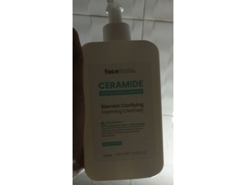 Face Facts Blemish Clarifying Foaming Cleanser, Ceramide, 13.53 fl oz/400 mL