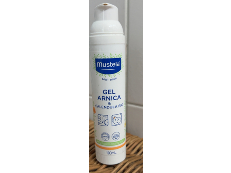 Mustela Baby Arnica Gel & Calendula Bio, 3.38 fl oz/100 mL