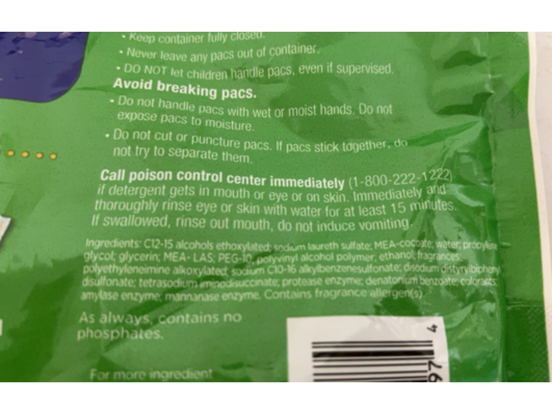 Homeline 3in1 Laundry Pacs, Moonlight Magic, 26.6 oz, 42 Pacs