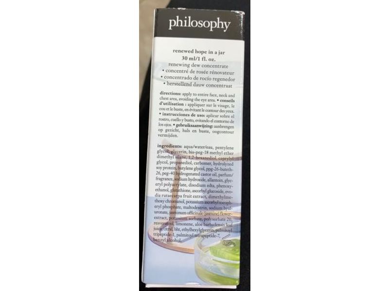 Philosophy Renewed Hope In A Jar Renewing Dew Concentrate, 1 fl oz/30 mL