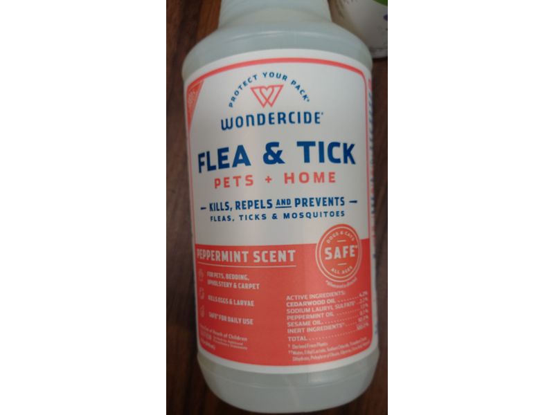 Wondercide Flea & Tick Pets + Home Kills & Prevents Mosquitoes, Pepermint Scent, 32 oz