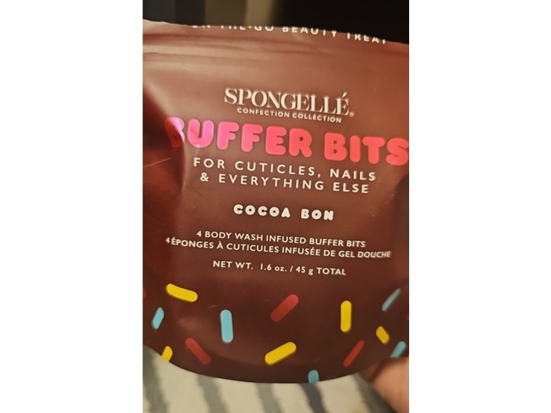 Spongelle Buffer Bits, Cocoa Bon, 1.6 oz/45 g, 4 Count