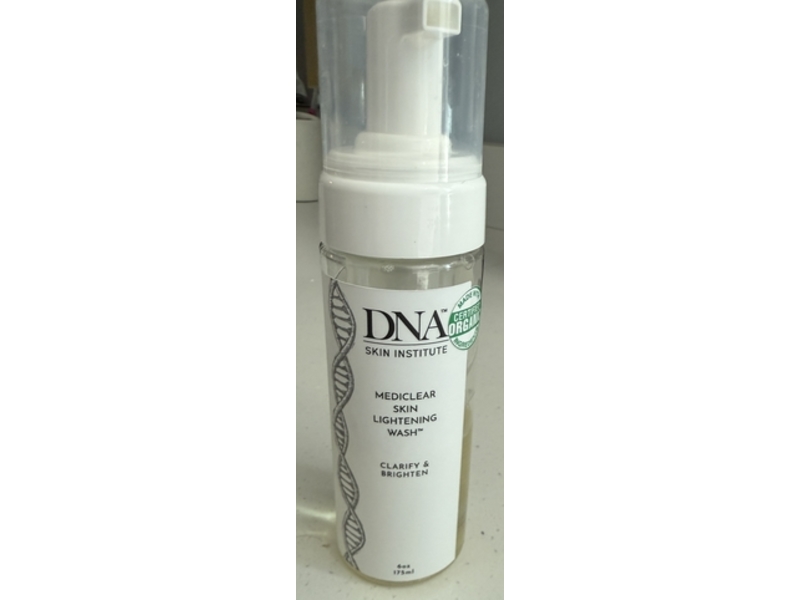 DNA Skin Institute Mediclear Skin Lightening Wash, Clarifying & Brighten, 6 oz/175 mL