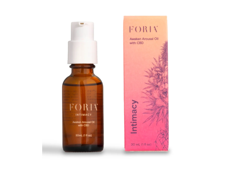 Foria Intimacy Awaken Arousal Oil with CBD, 1 fl oz/30 mL