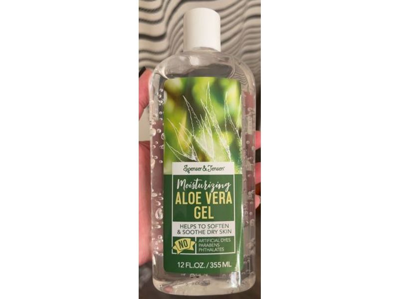 Spenser & Jensen Moisturizing Gel, Aloe Vera, 12 fl oz/355 mL