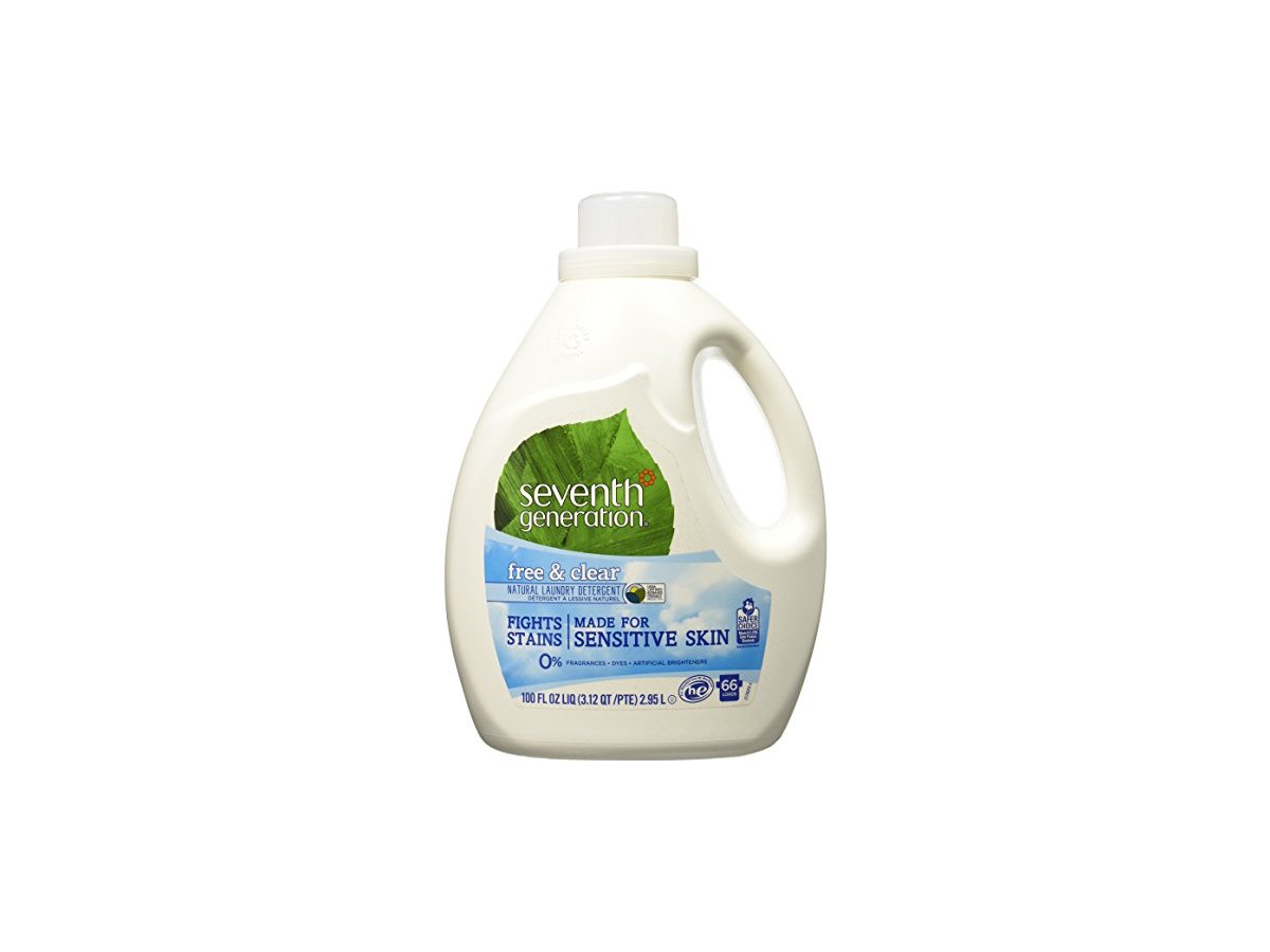Seventh Generation Natural Liquid Laundry Detergent Free & Clear, 66