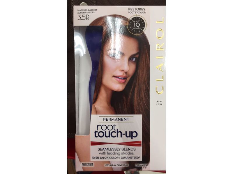 Clairol Root Touch-up, Darkest Auburn 3.5R, 1 application.