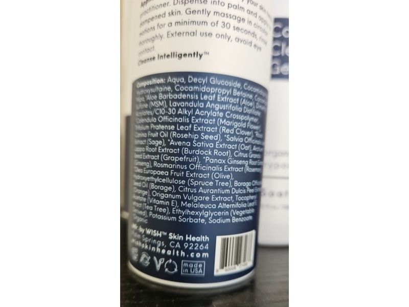 Wish Skin Helath Calming Cleansing Gel, Soothe Refesh, 5.0 fl oz/150 mL