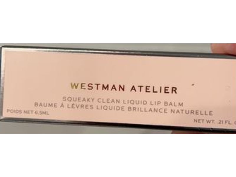 Westman Atelier Squeaky Clean Liquid Lip Balm, Ma Puce, 0.21 fl oz/6.5 mL