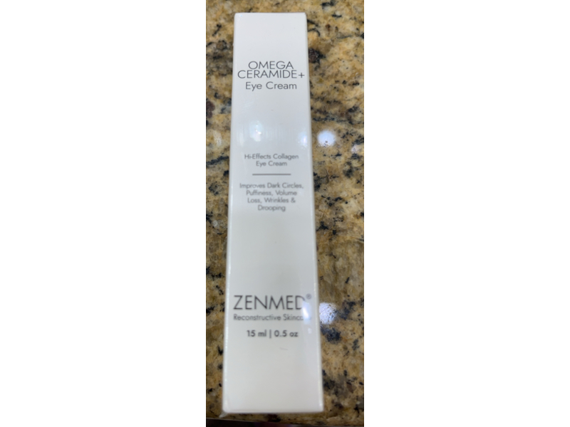 Zenmed Omega Ceramide+ Eye Cream, 0.5 fl oz/15 mL
