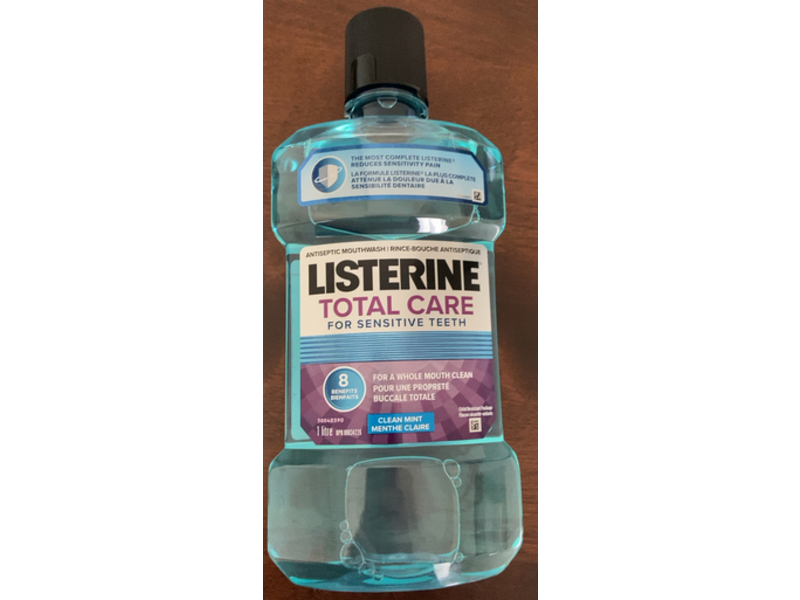 Listerine Total Care Mouthwash, Clean Mint, 1 L
