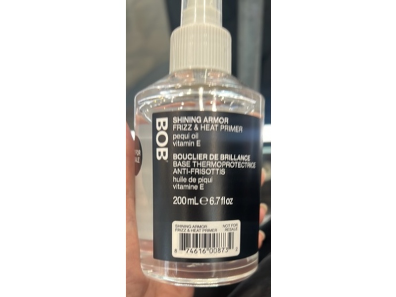 Bob Shining Armor Frizz & Heat Primer, Pequi Oil + Vitamin E, 6.7 fl oz/200 mL