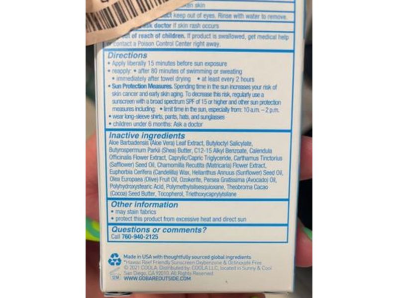 Baby Bare Republic Mineral Sunscreen Stick, SPF 55, 0.5 oz/14.2 g