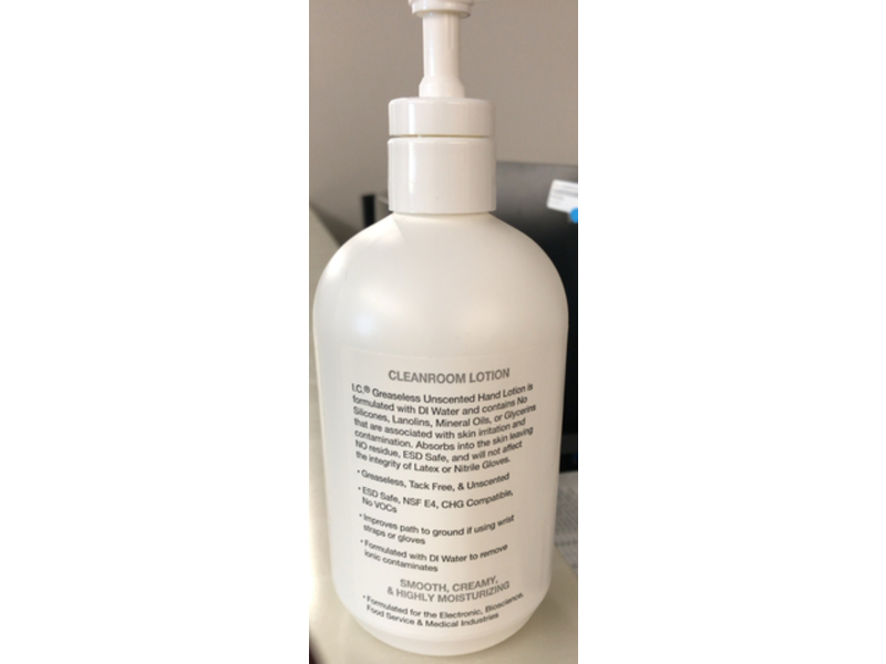 R&R Lotion I.C. Hand Lotion, Unscented, 16 oz/473 mL