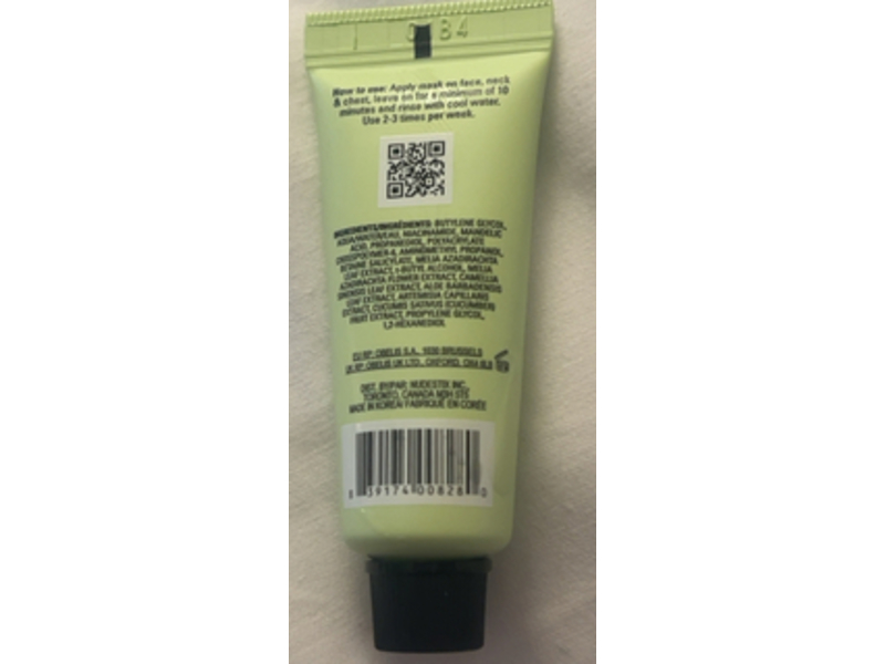 Nudestix Tight + Bright Face Mask, Mandelic Acid & Niacinamide, 0.24 fl oz/7 mL