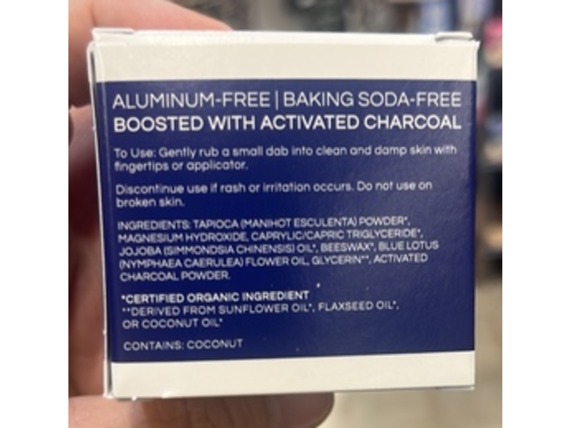 Little Seed Farm Deodorant Cream, Blue Lotus, 2.4 oz/68 g