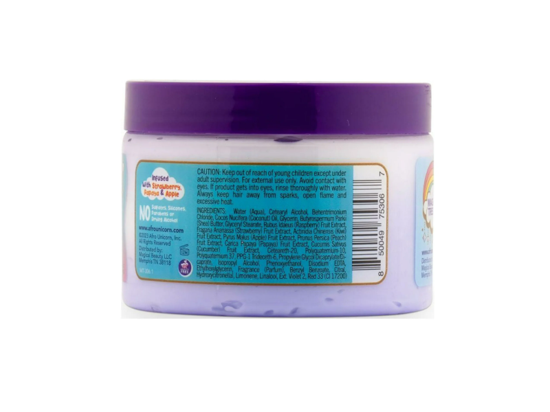 Afro Unicorn Magical Tresses Swirls & Twirls Curl Cream, Rainbow Superfruit, 12 fl oz/355 mL
