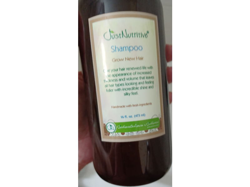 Just Nutritive Grow New Hair Shampoo, 16 fl oz/473 mL