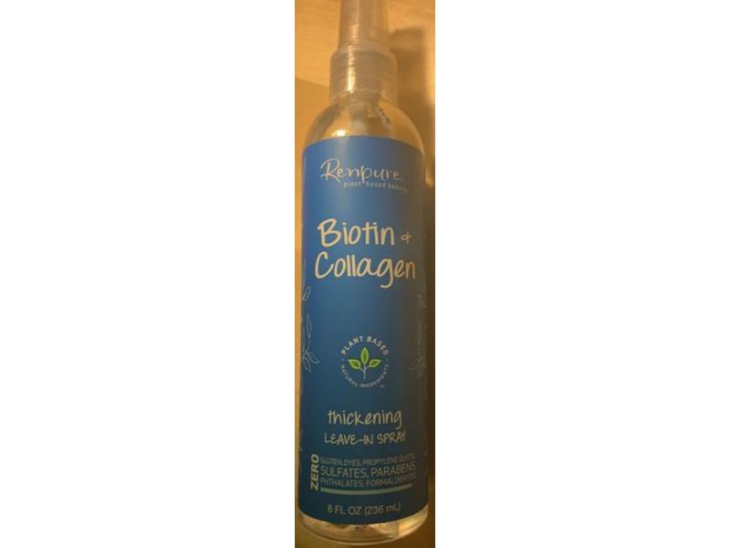 Renpure Biotin & Collagen Thickening Leave-In Spray, 8 fl oz/236 mL