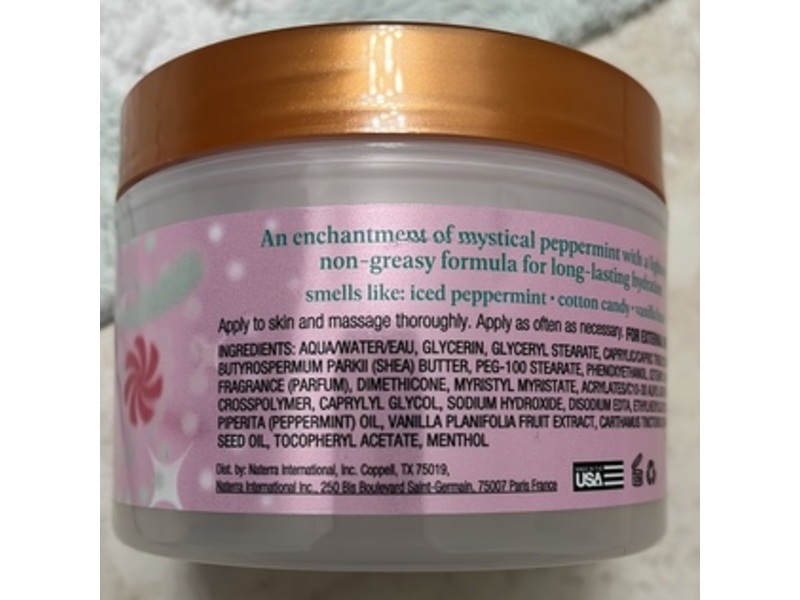 Tree Hut Whipped Shea Body Butter, Merry Mint, 8.4 oz/240 g